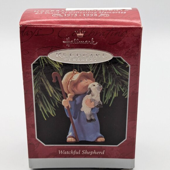 Hallmark Keepsake Watchful Shepherd 1998, Vintage Christmas Ornament - Picture 8 of 11